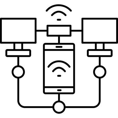 ağ paylaşımı. Basit resimleme