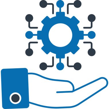 İki. Web simgesi basit illüstrasyon