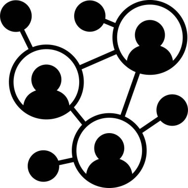 hiyerarşi. Web simgesi basit illüstrasyon