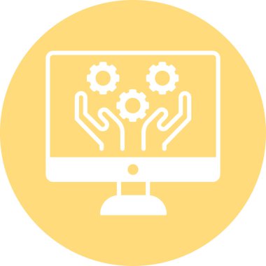 seo modern simgesinin vektör illüstrasyonu