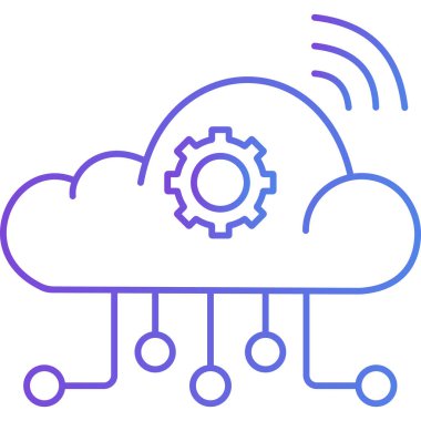 Bulut hesaplama. Web simgesi