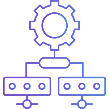Çarklı. Web simgesi basit illüstrasyon