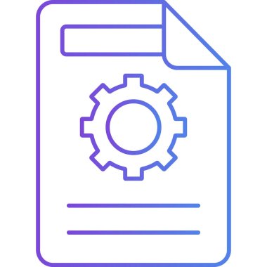 Ayarlar. Web simgesi basit illüstrasyon