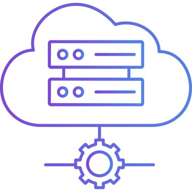 Bulut hesaplama. Web simgesi