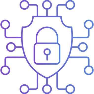 Güvenlik sistemi. Basit resimleme