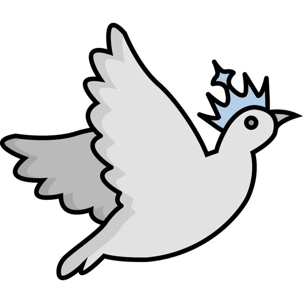 수정하거나 수정할 수있는 비둘기 — 스톡 벡터