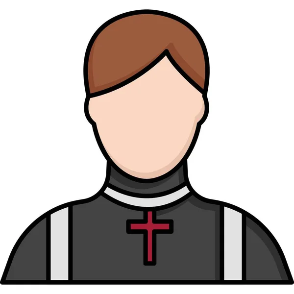 stock vector Pastor which can easily edit or modify