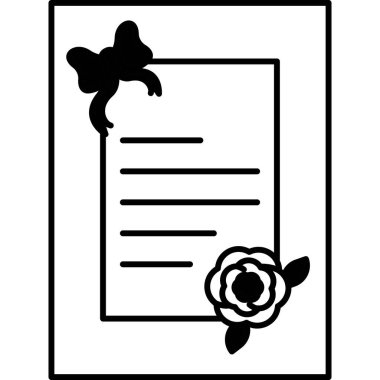 Bir hediye simgesinin vektör illüstrasyonu