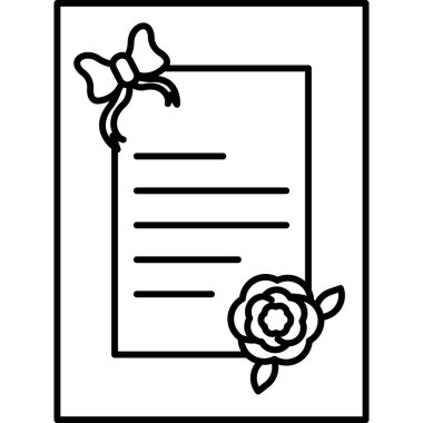 Bir hediye simgesinin vektör illüstrasyonu