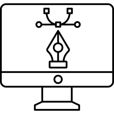 Bilgisayar Teknolojisi. Basit illüstrasyon
