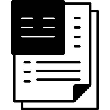 Dosya. Web simgesi basit illüstrasyon