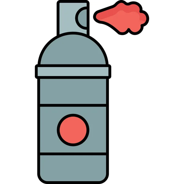 Vektor Illustration Tecknad Flaska — Stock vektor