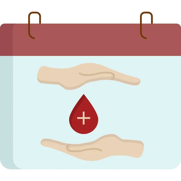 Всесвітній День Донора Крові Який Може Легко Редагувати Або Змінювати — стоковий вектор