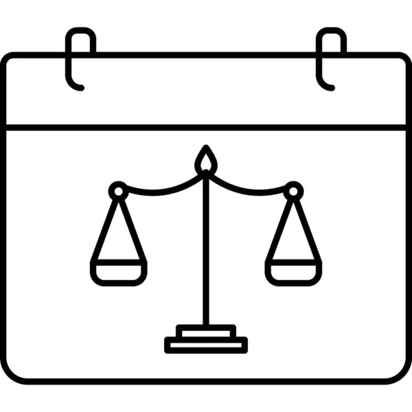 Ziua Mondială Justiției Civile Care Poate Edita Sau Modifica Ușurință — Vector de stoc