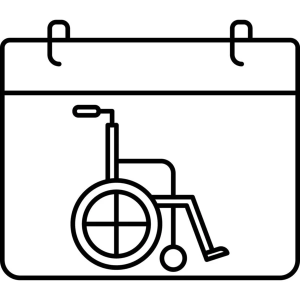 Welttag Der Behinderten Der Leicht Bearbeitet Oder Verändert Werden Kann — Stockvektor