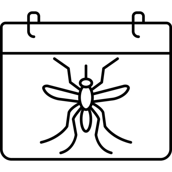 Kolayca Düzenleyebilen Düzenleyebilen Dünya Sivrisinek Günü — Stok Vektör