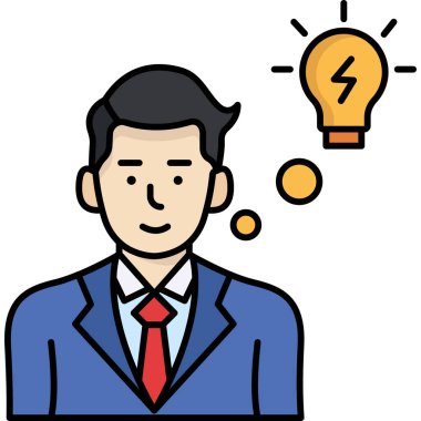 fikir, iş, yönetim, düşünme, girişimci, avatar, iş adamı, kafa, insan, düşün,