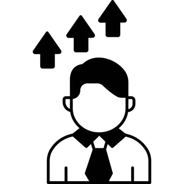 İş adamı. Basit tasarım