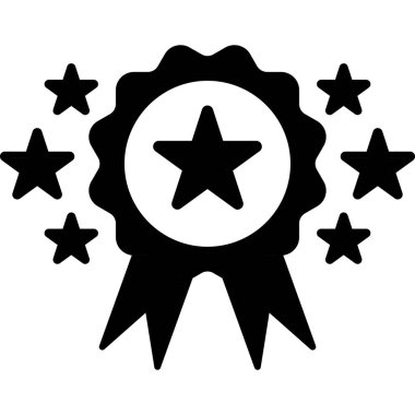 Yıldız simgesi. Kabartma biçimi iki renkli düz sembol, siyah ve beyaz renkler, yuvarlak açılar, gri arkaplan