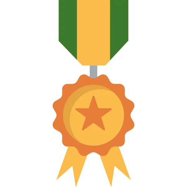 Medaille Met Vlag Van Ierland — Stockvector