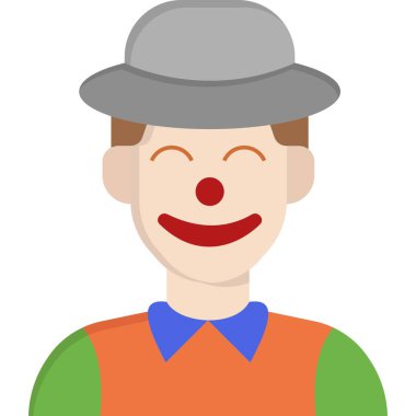 Adamım. Web simgesi basit illüstrasyon