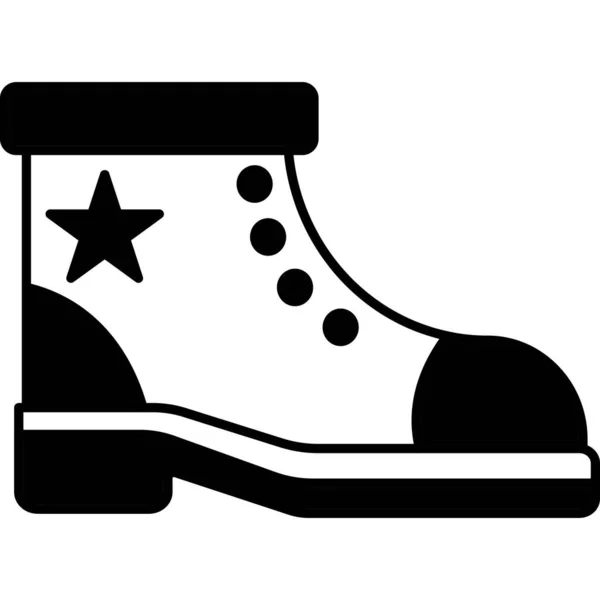Stiefel Web Symbol Einfache Illustration — Stockvektor