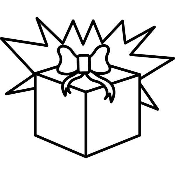 Κουτί Δώρου Πλώρη Διανυσματική Απεικόνιση Σχεδιασμό — Διανυσματικό Αρχείο