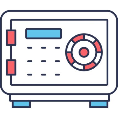 Dolap. Web simgesi basit illüstrasyon