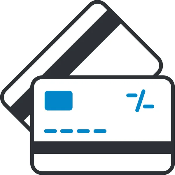 Cartão Crédito Design Simples — Vetor de Stock