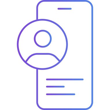 kullanıcı. Web simgesi basit illüstrasyon