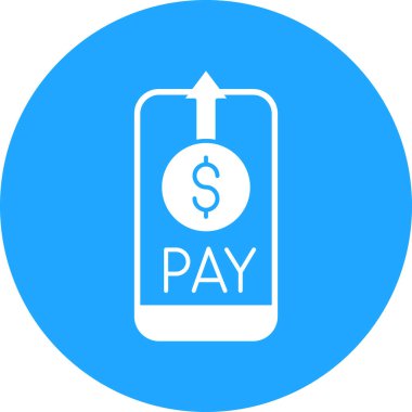 Mobil bankacılık ve başarı için ikon modern düz tasarım