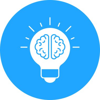 Ampul simgesinin vektör illüstrasyonu