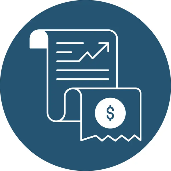 Entreprise Finance Icône Illustration Vectorielle — Image vectorielle