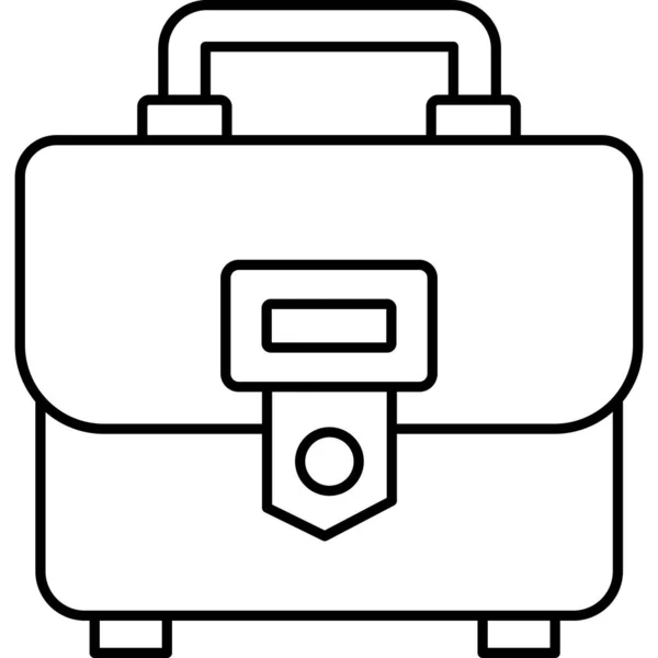 Briefcase Vector Icon Which Can Easliy Edit Modify — Stock Vector