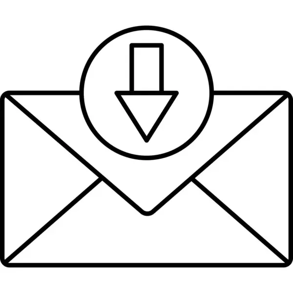 Mail Symbol Vektorillustration — Stockvektor