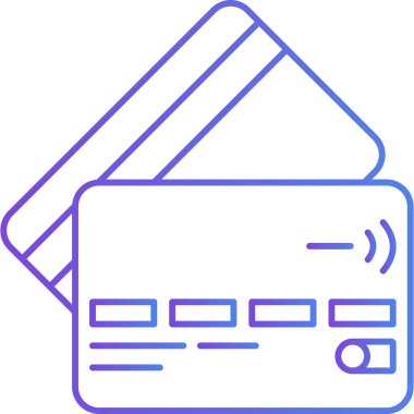 Kredi kartıyla. Web simgesi basit tasarım 