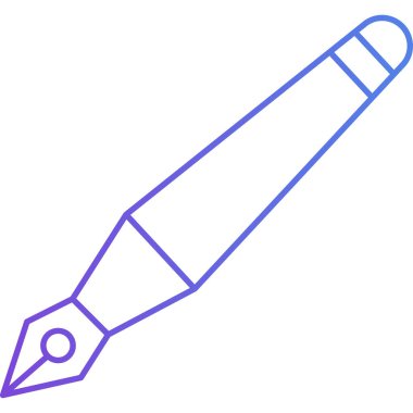 Kalem. Web simgesi basit illüstrasyon 