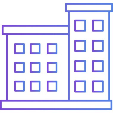 mimari şehir binası simgesi 