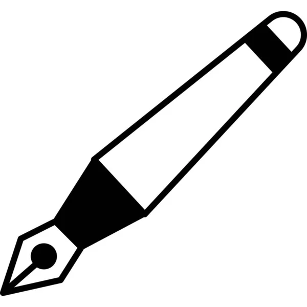 Vector Illustration Pen Icon — Stock Vector