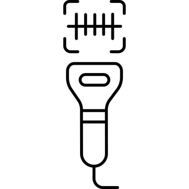 Elektrik kablo vektör simgesi 