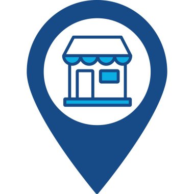 vektör mağaza simgesi çizimi 