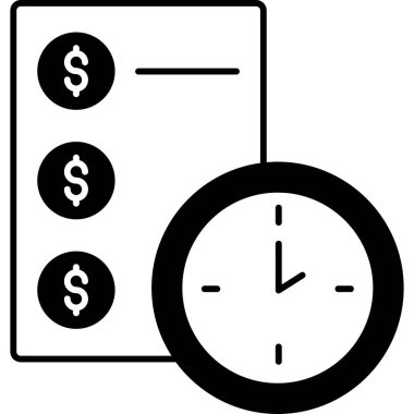 Para için. Web simgesi basit illüstrasyon 