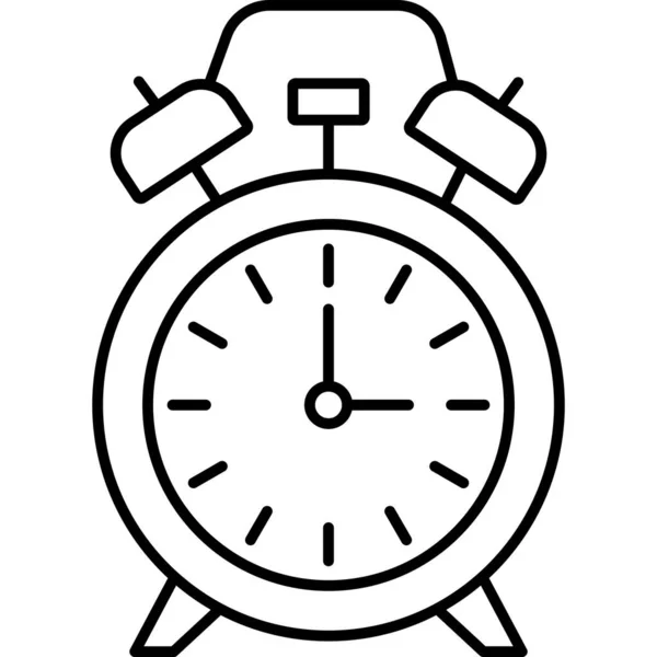 Stopwatch Icon Outline Style — Stock Vector