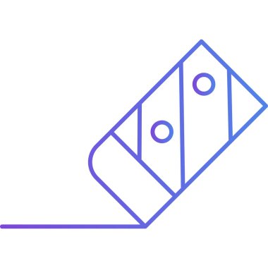 silgi vektör çizgisi simgesi