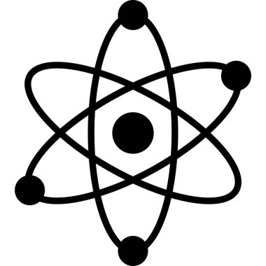 anahat biçiminde bilim atomu ikonu