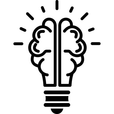 Ampul Simgesi, Vektör illüstrasyonu