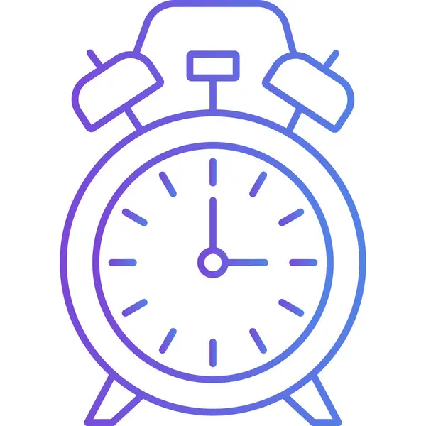 Icono Reloj Diseño Vector Ilustración — Vector de stock