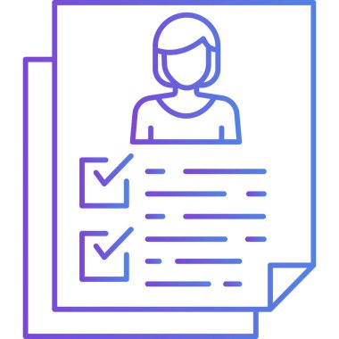 Belgesi olan bir adamın vektör illüstrasyonu