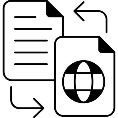 dosya dizini vektör illüstrasyonu