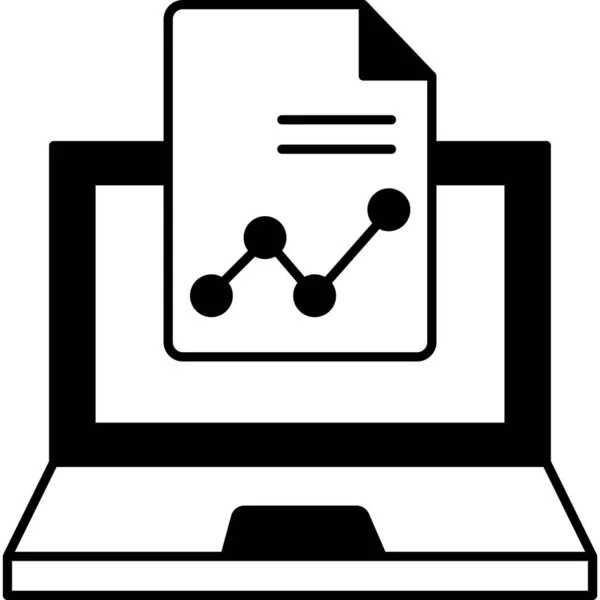 Dados Ícone Web Ilustração Simples —  Vetores de Stock